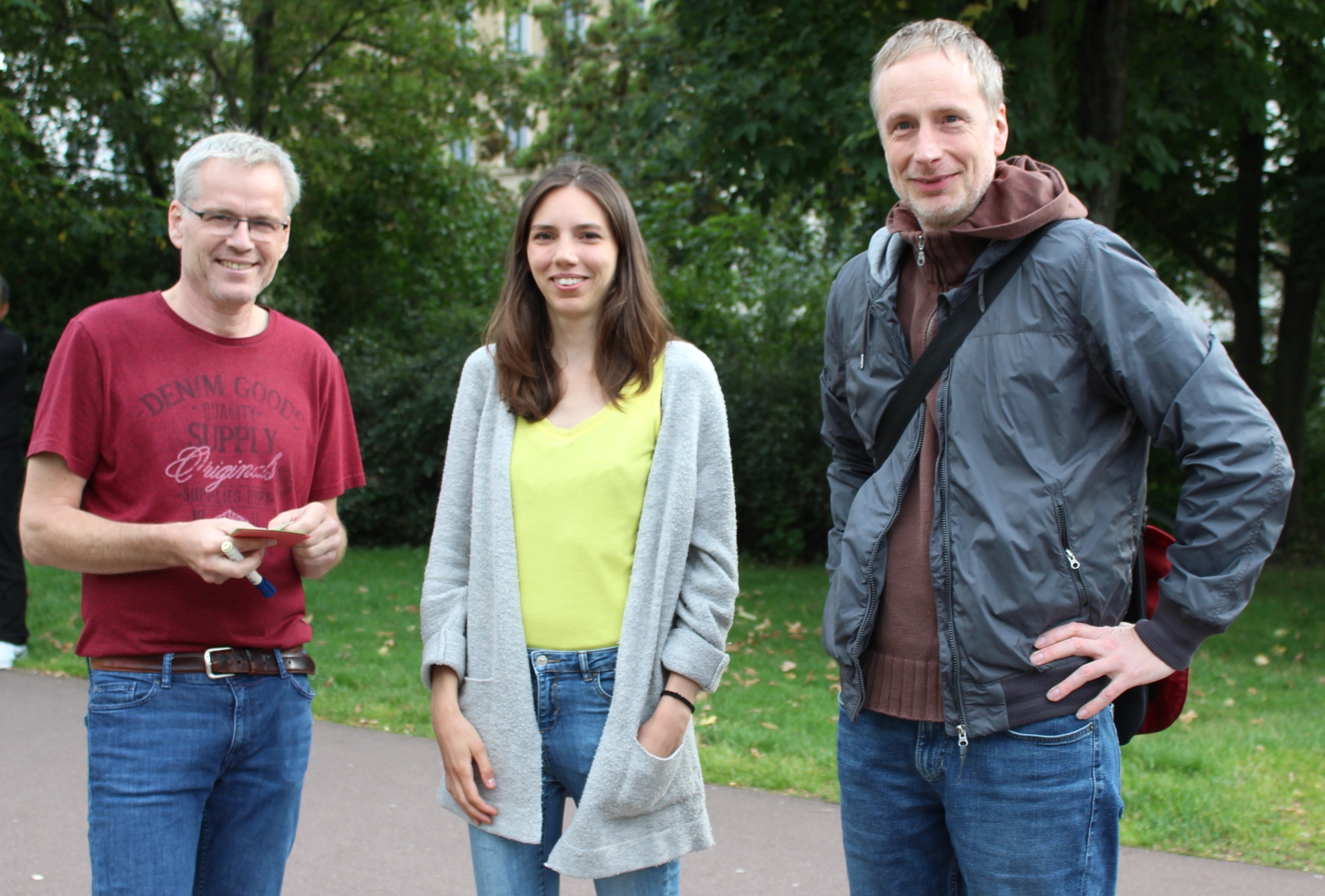 Topteam: Ralf, Julia und Matthias vom Quartiersmanagement Leipziger Osten