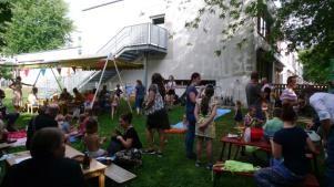 Sommerpicknick mit Eisproduktion am 12. August im KiFaZ Diderotstraße 